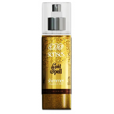 EVA SKIN CARE SENSES GOLD SPELL SHIMMER BODY SPLASH — FRAGRANCE MIST 150 ML